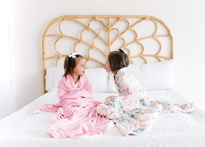 Copper Pearl Jumbo 3-Layer Baby Blanket: Soft Quilts for Boys & Girls | Breathable, Cozy Toddler Blanket | Newborn Quilt | 46x46 Premium Polyester/Rayon | Bloom