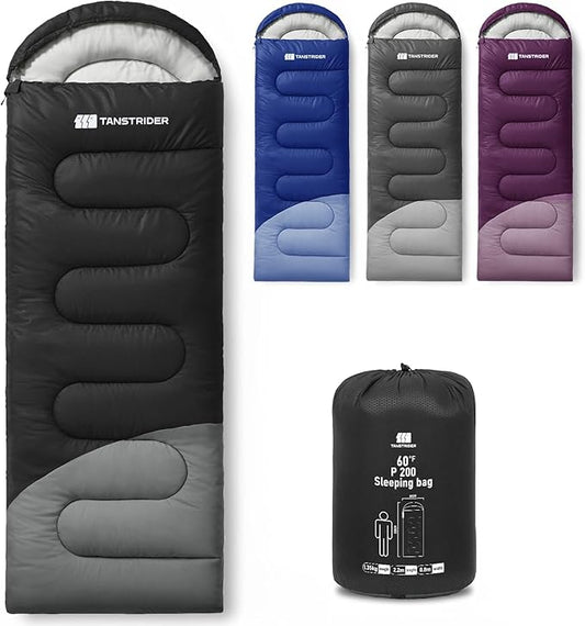 Sleeping Bags for Adults Warm Weather,Backpacking Compact Lightweight Camping Sleeping Bag with Compression Sack for Kids,Camping Essentials Gear for Hiking,Travel,Climb,Outdoor, Indoor
