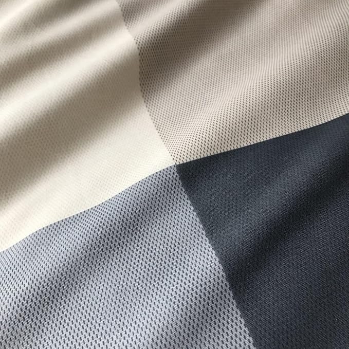 Cotton Plaid Duvet Cover Full Size Geometric Grid Checkered Bedding Sets Full Modern Style 3 Piece Plaid Comforter Cover for Men Women Cotton Grid Duvet Cover Full Bedding Sets with Zipper Ties