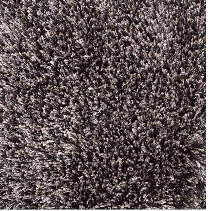 Hand Tufted SHAG Polyester ECO-Friendly Area Rugs - 5'x8', Rectangle, Light Brown, Solid Plain Design, High Pile Thick Handmade Anti Skid Rugs for Living Room, Bed Room K00111
