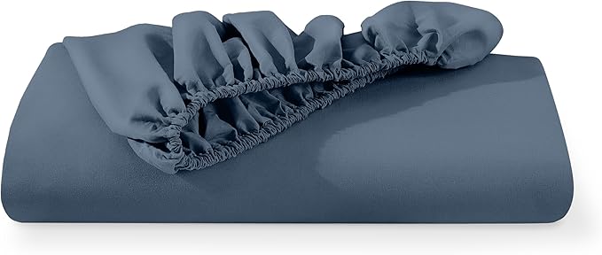 Fitted Bottom Sheet Full Size - Premium 1800 Microfiber - Ultra-Soft Hotel Luxury - Deep Pocket - Durable and Long Lasting - Fitted Sheet (Full, Bering Sea)