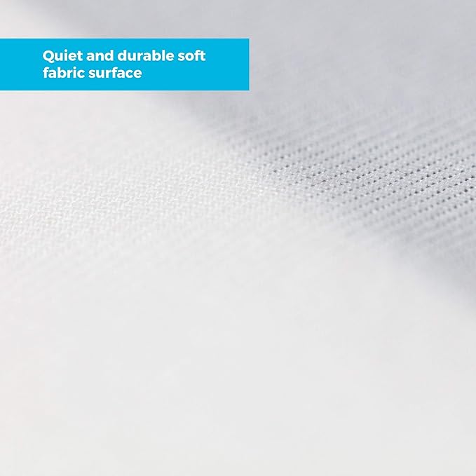 Linenspa Box Spring Encasement – Full XL Size Box Spring Cover – Zippered and Waterproof Protector, Complete Protection – White