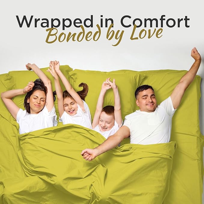 Full XL 100% Microfiber Double Brushed Sheet Set - Extra-Soft, Breathable & Wrinkle-Free - 15" Deep Pockets, 54" x 80" - Ideal for Extra Long Full Beds - 4PC Set (Full XL, Yellow)
