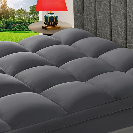 CHOKIT Full Mattress Topper, Extra Thick Pillow Top Mattress Pad for Back Pain Relief, Cooling Bed Topper Mattress Cover with 8-21 Inch Deep Pocket