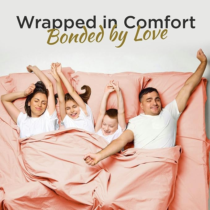 Twin XL 100% Microfiber Double Brushed Sheet Set - Extra-Soft & Wrinkle-Free - 15" Deep Pockets, 39" x 80" - Ideal for Dorms, Hospitals & Split King Beds - 3 PC Set (Twin XL, Peach)