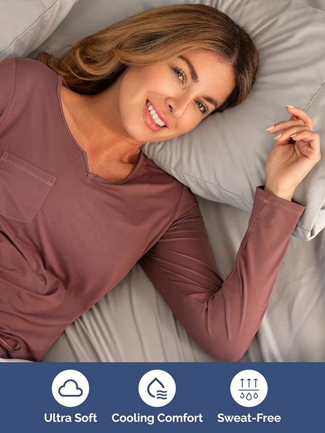 Extra Deep Split King Sheet Set - 7 Piece Breathable and Cooling Sheets - Hotel Luxury Bedding for Women, Men, Kids & Teens - Easy Secure Fit - Soft & Wrinkle Free - Extra Deep Pockets - Light Grey