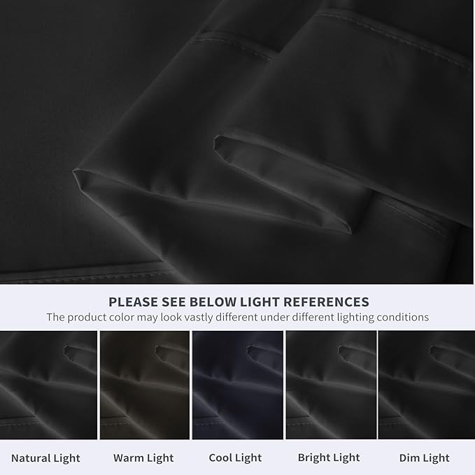 Maple&Stone Queen Flat Sheet 6 Pack,Premium Soft & Breathable,Brushed Microfiber Fabric,Anti-Shrinkage & Non-Fading,Bulk Flat Sheets Only Queen Size(Black)