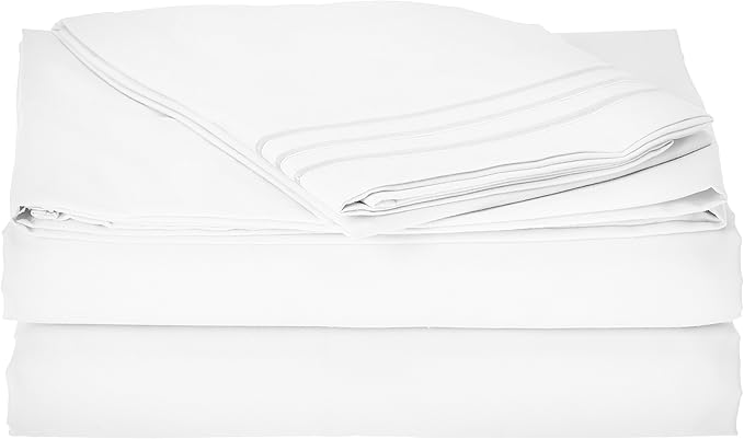 Elegant Comfort 1500 Thread Count Wrinkle & Fade Resistant Egyptian Quality Ultra Soft Luxurious 2-Piece Pillowcases, King Size, White
