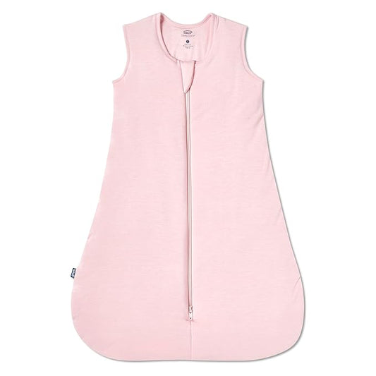 HALO SuperSoft Bamboo Wearable Blanket 1.5 TOG – Buttery Soft, Plush Baby Sleep Sack for Newborns, Infants & Toddlers, Hip-Healthy Design, Machine Washable, 6 – 12 Months, Medium, Dusty Pink
