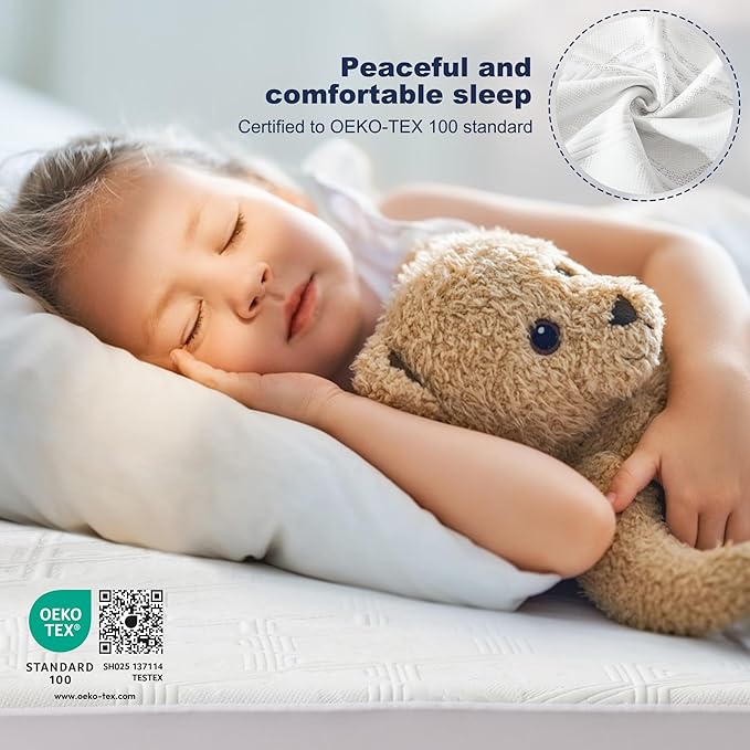 FELTYBED Waterproof Queen Size Mattress Protector, 3D Air Fabric Soft Breathable Bed Cover, Mattress Cover Fitted 6"-15" Deep Pocket, Noiseless Washable
