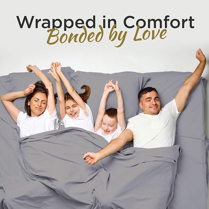 Twin XL 100% Microfiber Double Brushed Sheet Set - Extra-Soft & Wrinkle-Free - 15" Deep Pockets, 39" x 80" - Ideal for Dorms, Hospitals & Split King Beds - 3 PC Set (Twin XL, Medium Gray)