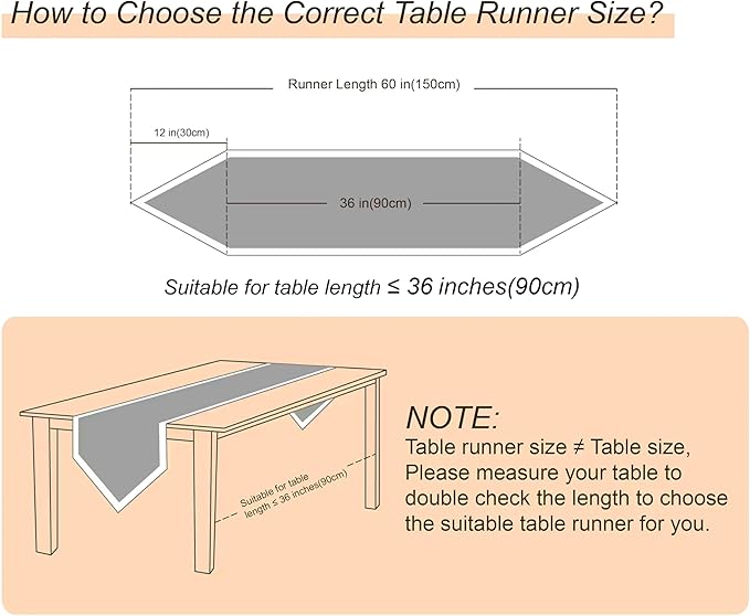 Elegant Vintage Lace Table Runner 60 inches(150cm) Long Grey Silver with Exquisite Macrame and Embroidered Floral Pattern Perfect as a Dresser Scarf (14X60'')