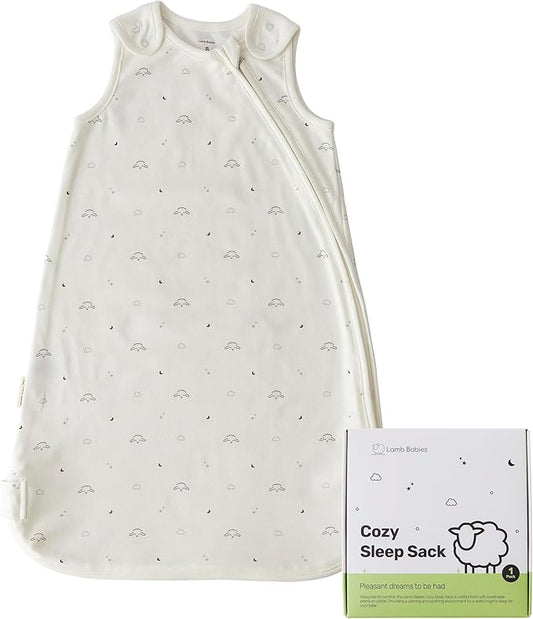 Cozy Cotton Baby Sleep Sack, Ultra-Soft Premium Warm Baby Sleep Sack for Restful Nights, Adorable Patterns