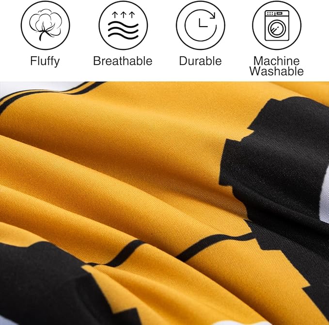 Holawakaka Trucks Tractors Cars Boys 5-Piece Bedding Comforter Sheet Set,Full Size Cartoon Construction Car Excavator Print Kids Bed in A Bag, Excavator Mixer Truck Printed Bed Sets (White Full)