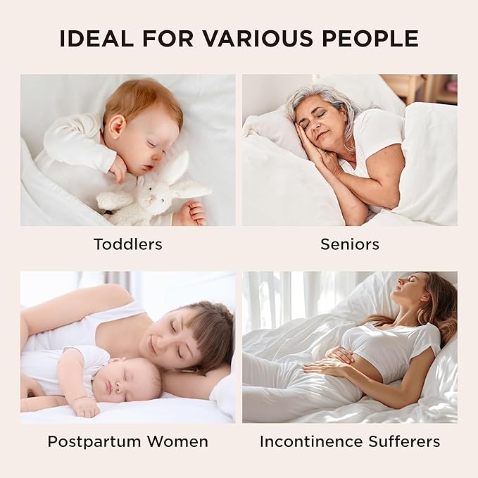 Bedsure King Size Mattress Protector Waterproof - Quilted Fitted Waterproof Mattress Pad Topper with 8-21 Inches Deep Pocket, Noiseless Bed Cover Padded, Machine Washable,White, 78x80 Inches