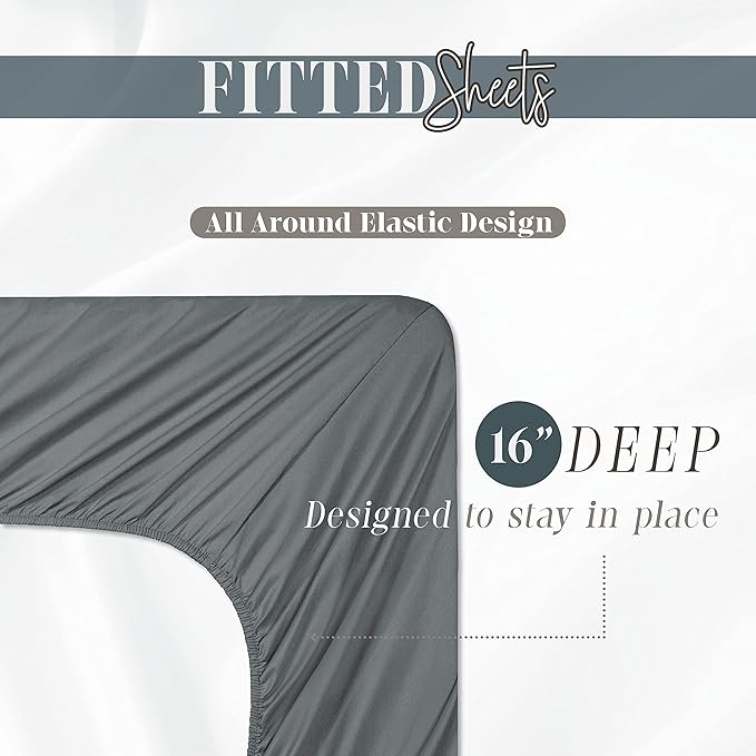 Elegant Comfort 1500 Premium Hotel Quality 1-Piece Fitted Sheet, Softest Quality Microfiber-Deep Pocket up to 16 inch,Wrinkle and Fade Resistant, Full, Emerald Green