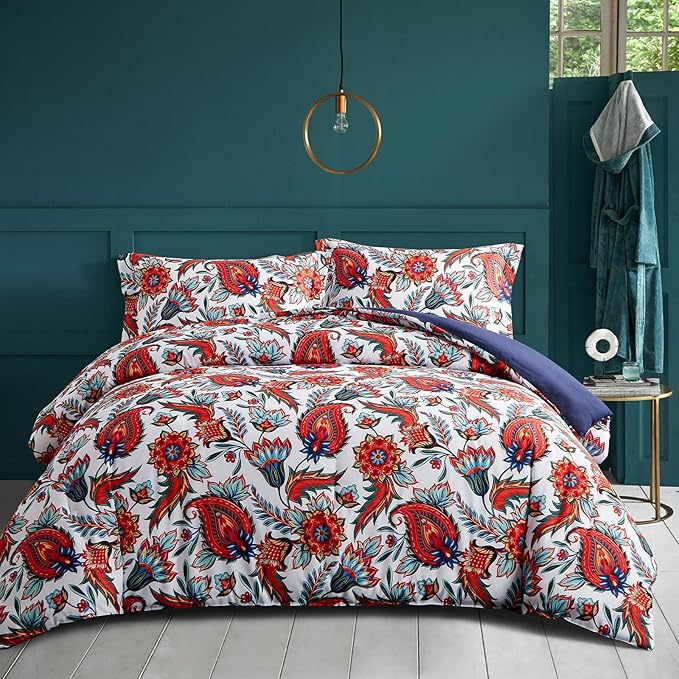 Ikawaapurry Floral King Size Comforter Set for King Bed Farmhouse Boho Bedding Comforter Sets Fluffy Lightweight Flowers Plants All Season 3 Pieces Comforter King with 2 Pillow Shames