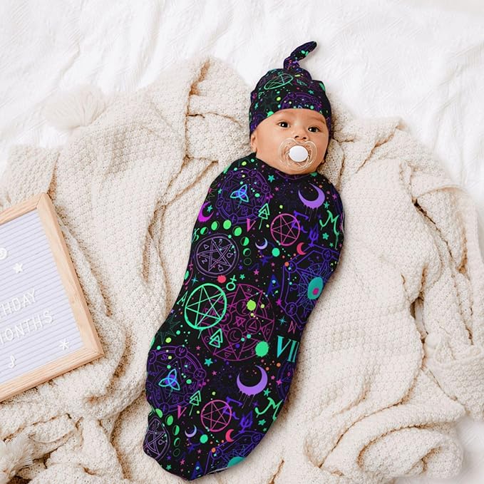 Candy Swaddle Blankets Newborn Receiving Blanket Baby Swaddle Wrap Soft Sleeping Sack for Baby Girls Boys