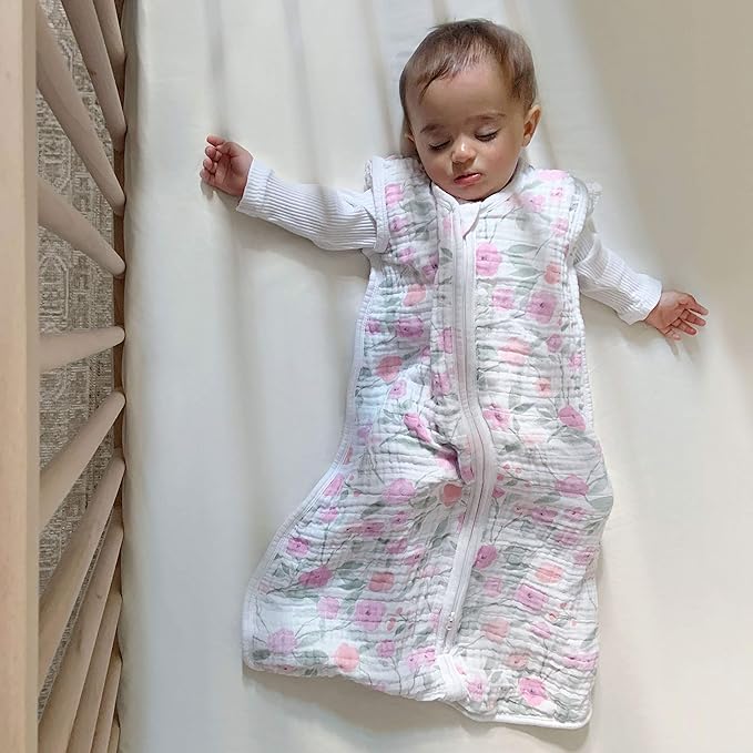 aden + anais Baby Sleeping Bag, Wearable Swaddle Blanket for Girls & Boys, Newborn Sleep Sack, Breathable & Lightweight