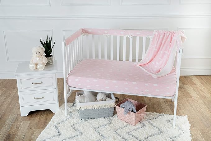 American Baby Company Heavenly Soft Chenille Sherpa Receiving Blanket (30" x 35"), 3D Pink, Warm and Cozy for Boys and Girls, Ideal for Baby Carrier, Stroller, and Travel