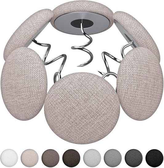 Flax Covered Button Twist Pins - for Bed Skirts Pins,Sofa,Upholstery,Armchair Caddies, Armrest Covers, Slipcovers (12, M-Light Brown 12)