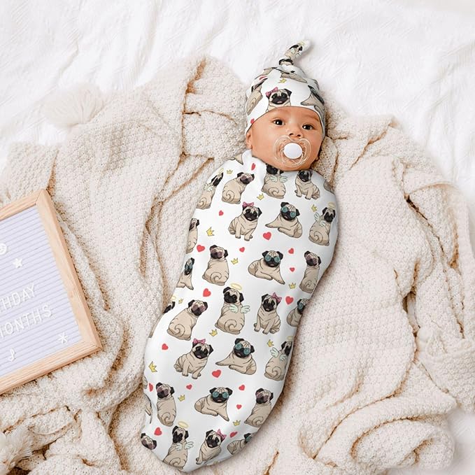 Candy Swaddle Blankets Newborn Receiving Blanket Baby Swaddle Wrap Soft Sleeping Sack for Baby Girls Boys