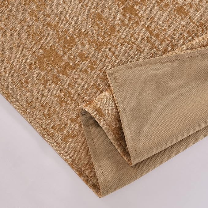 AMBERIS Bed Runner Gold, Chenille Soft No Fading Modern Bed Scarf (Pillowcases Sold Separately)