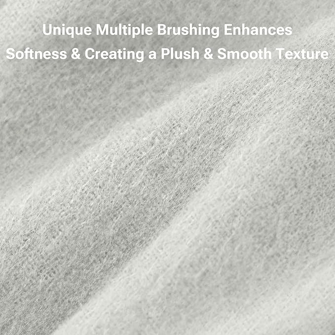 True North by Sleep Philosophy Flannel Sheets Queen Size, Cozy 100% Cotton Flannel Bed Sheets, Ultra Soft Cute Sheet Set, Elastic Pocket Fits Up to 14" Mattress, Nordic 4 Piece