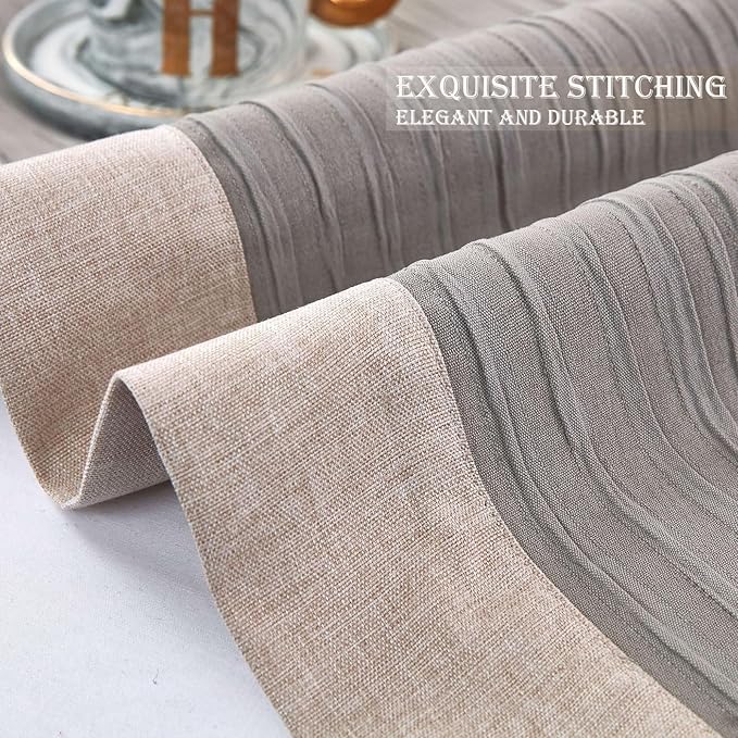 Grey Bed Runner 82 x 20 Inch Grey Stripe Pattern Bed Scarf for Queen & Full Bed Seersucker Textured Quilted Bed Runner Decorative for Hotel Bedroom (Queen, 1 Piece)