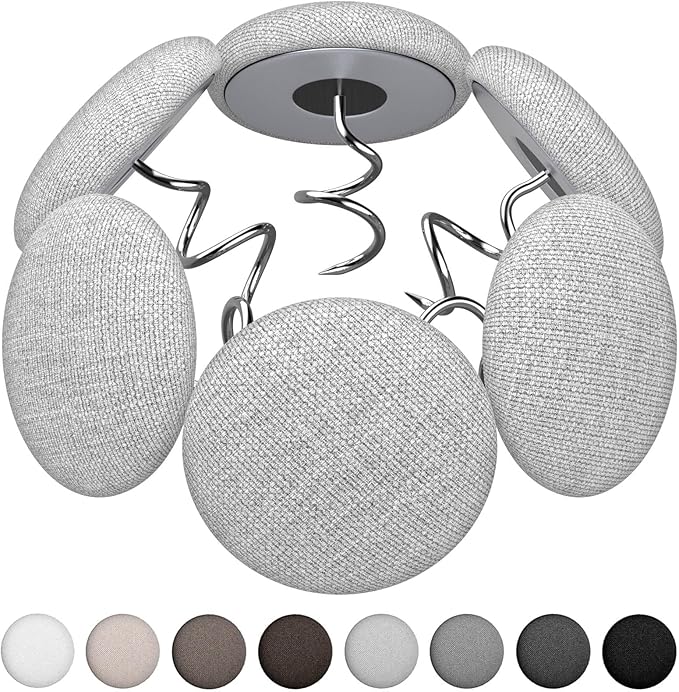 Flax Covered Button Twist Pins - for Bed Skirts Pins,Sofa,Upholstery,Armchair Caddies, Armrest Covers, Slipcovers (12, M-Light Gray 12)