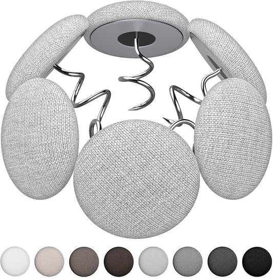 Flax Covered Button Twist Pins - for Bed Skirts Pins,Sofa,Upholstery,Armchair Caddies, Armrest Covers, Slipcovers (12, M-Light Gray 12)