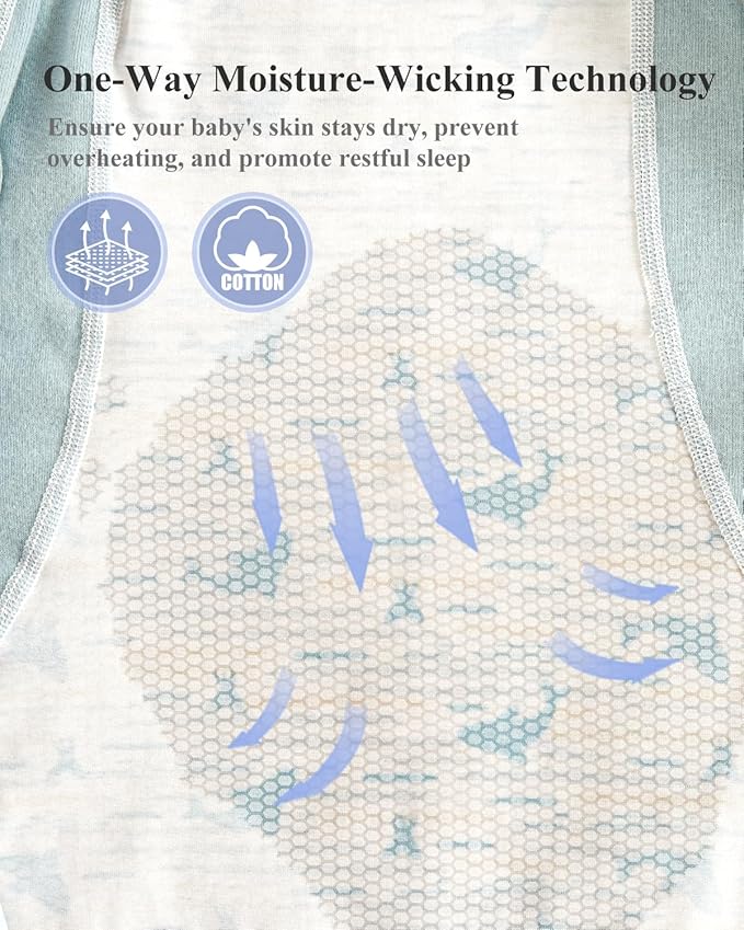 Swaddle for Newborns, Baby Swaddles 0-3 Months 5-13lb, Arms Up Swaddle 0-3 Months Newborn with Moisture-Wicking Fabric, Promotes Healthy Hip Development, 2-Way Zipper , 1Pack(Whales and the sea)
