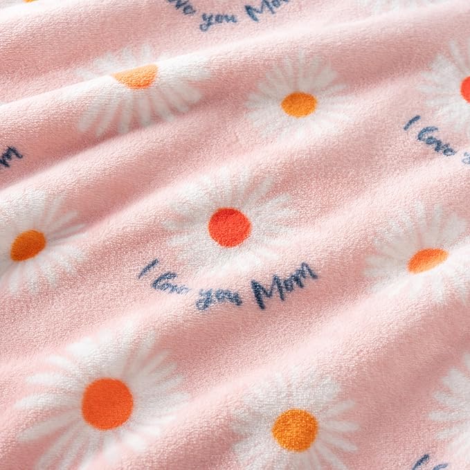 Berkshire Blanket Velvetloft® Plush Throw Blanket –Ultra Soft & Cozy Gift for Mom, Mother’s Day Present, Warm Lightweight Fleece Throw for Bed, Couch & Travel, 50 in × 60 in