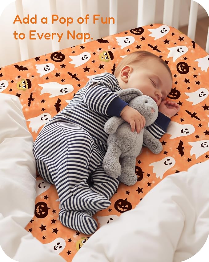 Crib Sheets 2 Pack, Fitted Crib Sheet for Standard Crib Mattress 28x52x9, Ultra Soft Jersey Knit, Breathable Stretchy Deep Pocket, Snug Fit Stays Put, Baby Crib Mattress Sheet