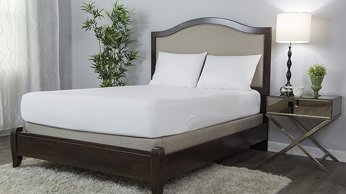 Protect-A-Bed, Allerzip Mattress Encasement, 11” - 18” Height, Waterproof, Zippered, 6-sided, Queen