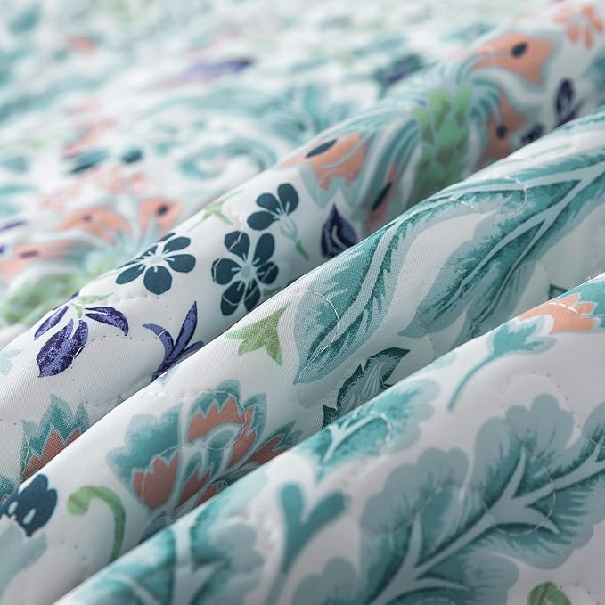 HoneiLife Quilt Sets King Size - Microfiber Bedspreads for King Bed, 3-Piece Lightweight Coverlets, Rustic Bed Cover King Quilt Bedding Sets All Season Quilts
