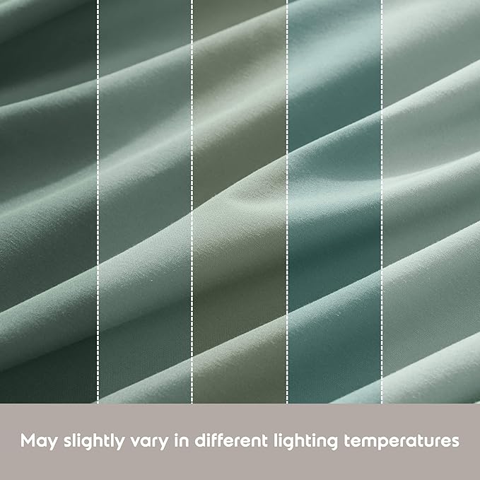 Nestl Twin Sheet Set - 1800 Ultra-Soft Microfiber Twin Bed Sheets - Double Brushed - Deep Pockets - Easy Fit - Extra Soft - 3 Piece Set - Bedding Sheets & Pillowcases (Twin, Sage Green)