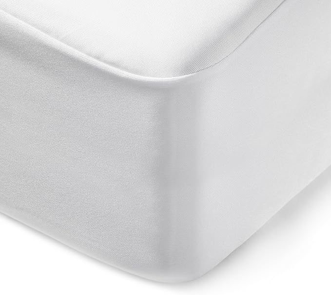 Amazon Basics Zippered Mattress Encasement - Waterproof, Queen