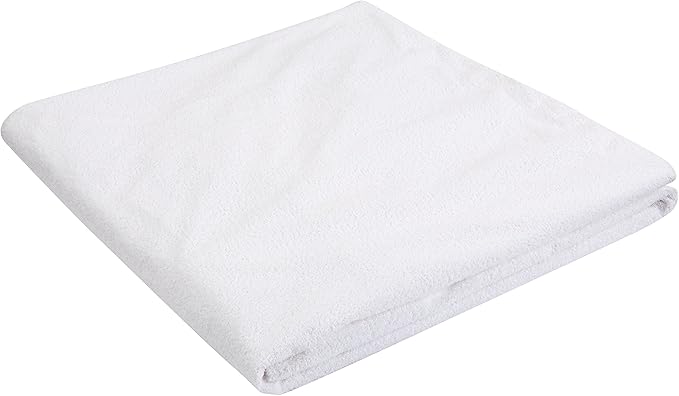 Amazon Basics Waterproof 18 inch Mattress Protector Queen Size,Breathable,Machine Washable,White,(Pack of 6)