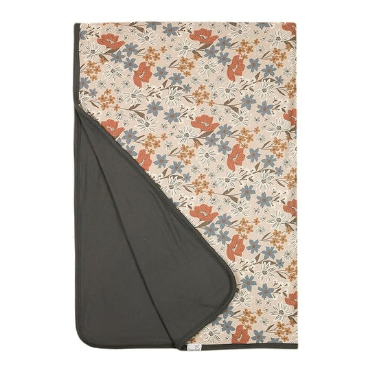 Copper Pearl Jumbo 3-Layer Blanket: Soft Quilt for Boys and Girls | Breathable, Cozy, Toddler Blanket | Newborn Baby Quilt | 46x46 Premium Polyester/Rayon | Eden