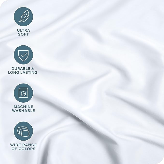 Bare Home 2-Pack Fitted Bottom Sheets RV Bunk - Premium 1800 Ultra-Soft Wrinkle Resistant Microfiber - Deep Pocket (RV Bunk 30"x75", White)