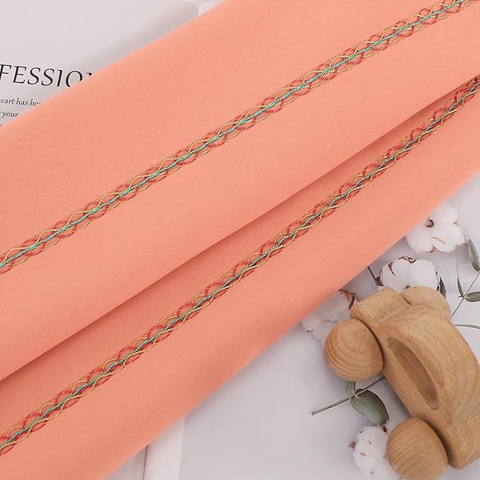 Bed Runner 210 x 50 cm for Queen Size Bed and Full Size Bed, Bed Throws for Foot of Bed, Coral Bed Runner Bedding Scarves Decorations for Bedroom Hotel Wedding Room