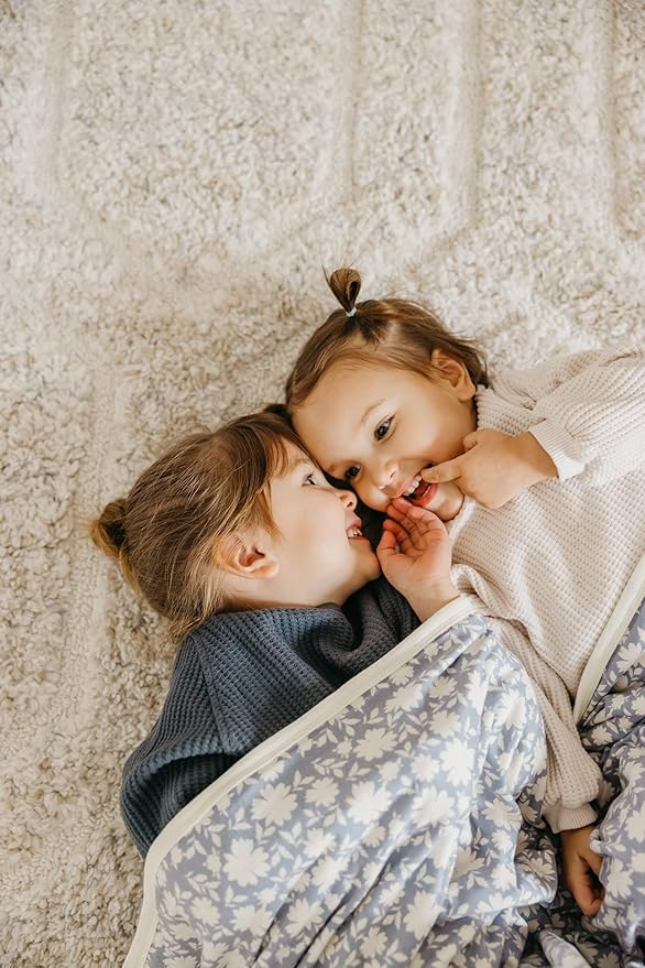 Copper Pearl Jumbo 3-Layer Baby Blanket: Soft Baby Quilts for Boys and Girls | Breathable, Cozy, Toddler Blanket | Baby Quilt for Newborns | 46x46 Premium Polyester/Rayon | Lacie