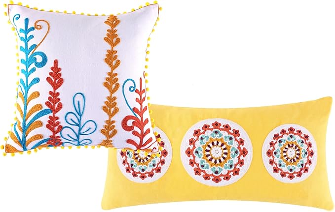 Greenland Home Barefoot Bungalow Topanga Quilt Set, 5-Piece Queen, Multi