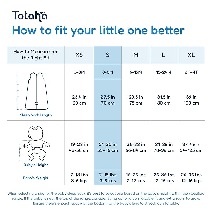 TotAha Sleep Sack 3-6 months 3 Pack, Buttery Soft Wearable Blanket Baby Sleeping Bag with 2-way Safe Zipper, 0.5 TOG, Baby Girl