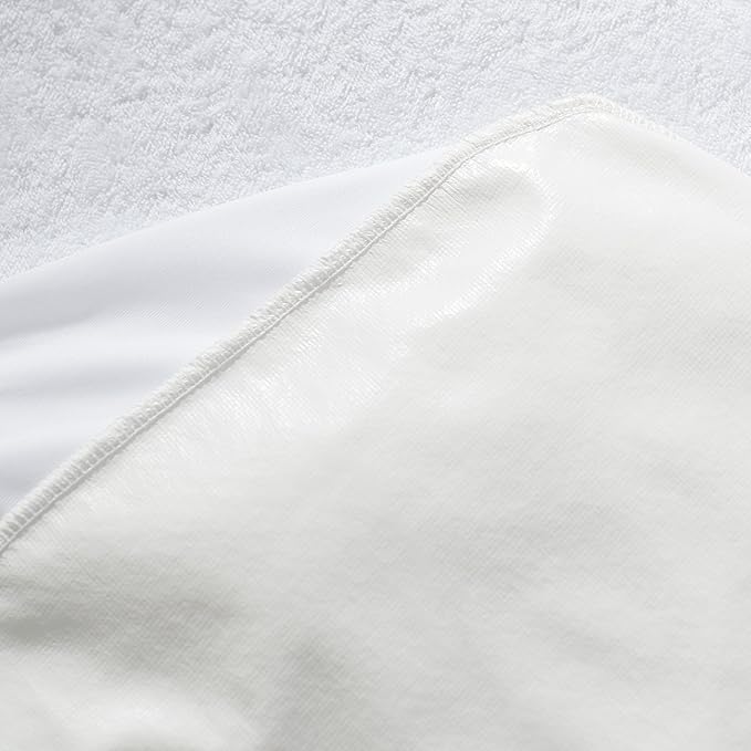 Amazon Basics Waterproof Breathable Mattress Protector,King Size,18 inch Deep,Machine Washable,White,(Pack of 6)
