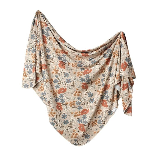 Copper Pearl Baby Swaddle Blanket - Premium Knit Baby Blanket, Large Soft Stretchy Receiving Blankets for Baby Boy and Girl, Swaddles for Newborn, Infant, and Toddler (Eden)