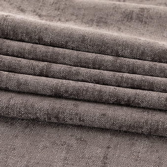 AMBERIS Bed Runner Grey, Chenille Soft No Fading Modern Bed Scarf (Pillowcases Sold Separately)