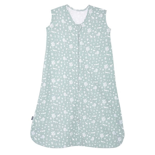 HALO SleepSack, 100% Cotton Wearable Blanket, Swaddle Transition Sleeping Bag, TOG 0.5, Sage Woodland, Large, 12-18 Months