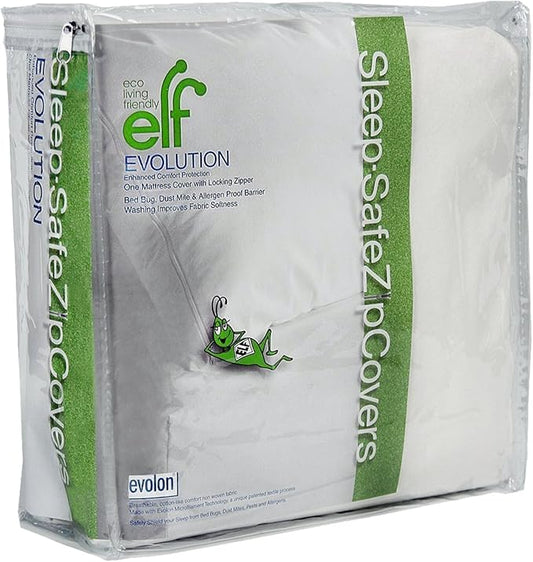 Evolon Mattress Protector | Zippered Mattress Encasement | Sleep Safe ZipCover 9" King